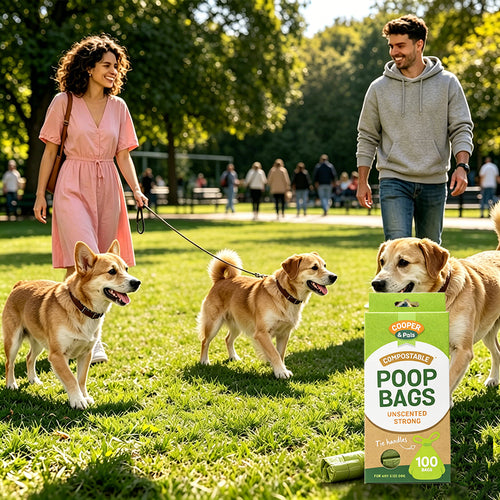 100 Tie-Handle Dog Poo Bags